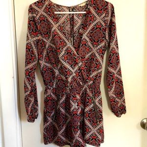 Multi-color romper